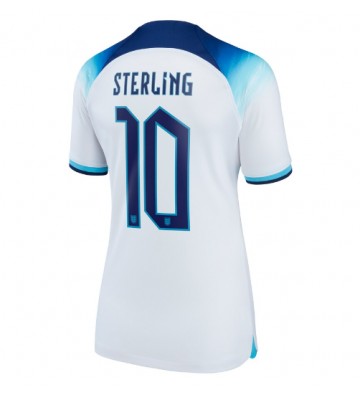 England Raheem Sterling #10 Hjemmedrakt Kvinner VM 2022 Kortermet
